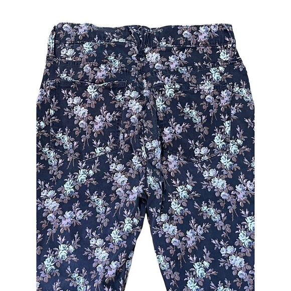 J Crew Point Sur size 27 ditsy floral high rise straight jeans - Picture 4 of 13